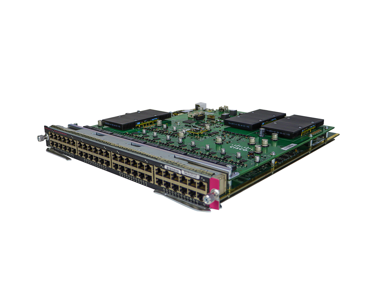 Cisco Catalyst 6500 Series Line Card WS-X6148E-GE-45AT 