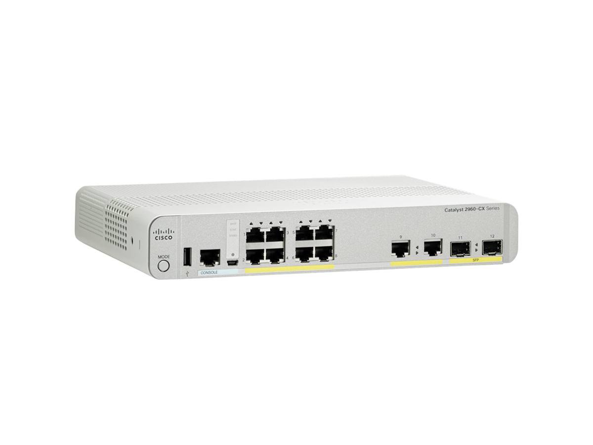 Cisco Catalyst 2960-CX Series Switch WS-C2960CX-8TC-L