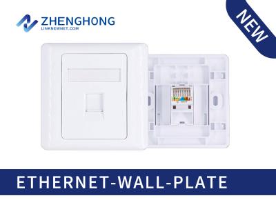 CAT6PL-1 port Ethernet wall plate ethernet wall outlet