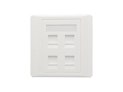 CAT6PL-1 port Ethernet wall plate ethernet wall outlet