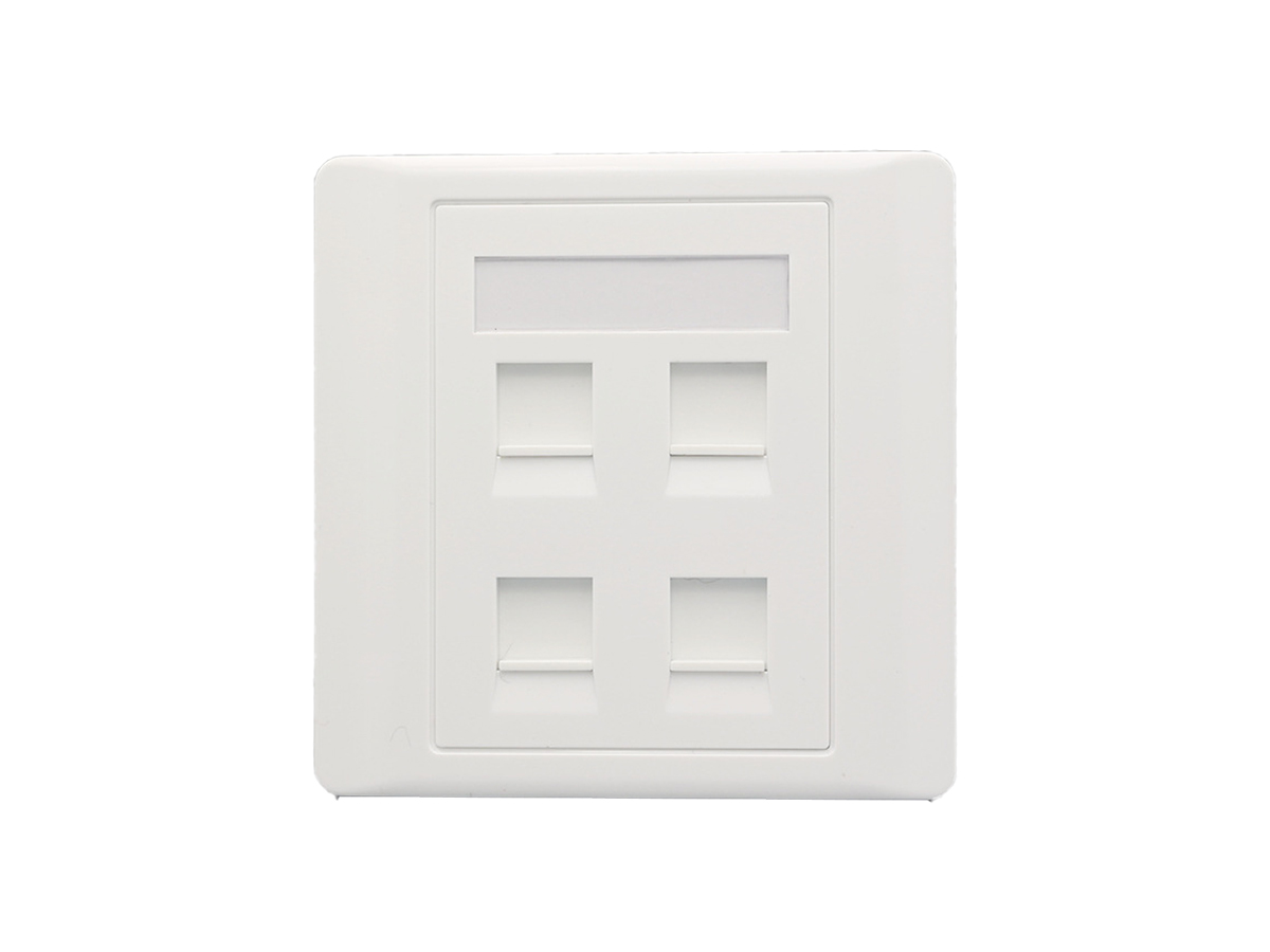 CAT6PL-1 port Ethernet wall plate ethernet wall outlet