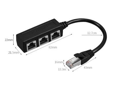 RJ45 Splitter adapter LAN Ethernet Splitter Adapter