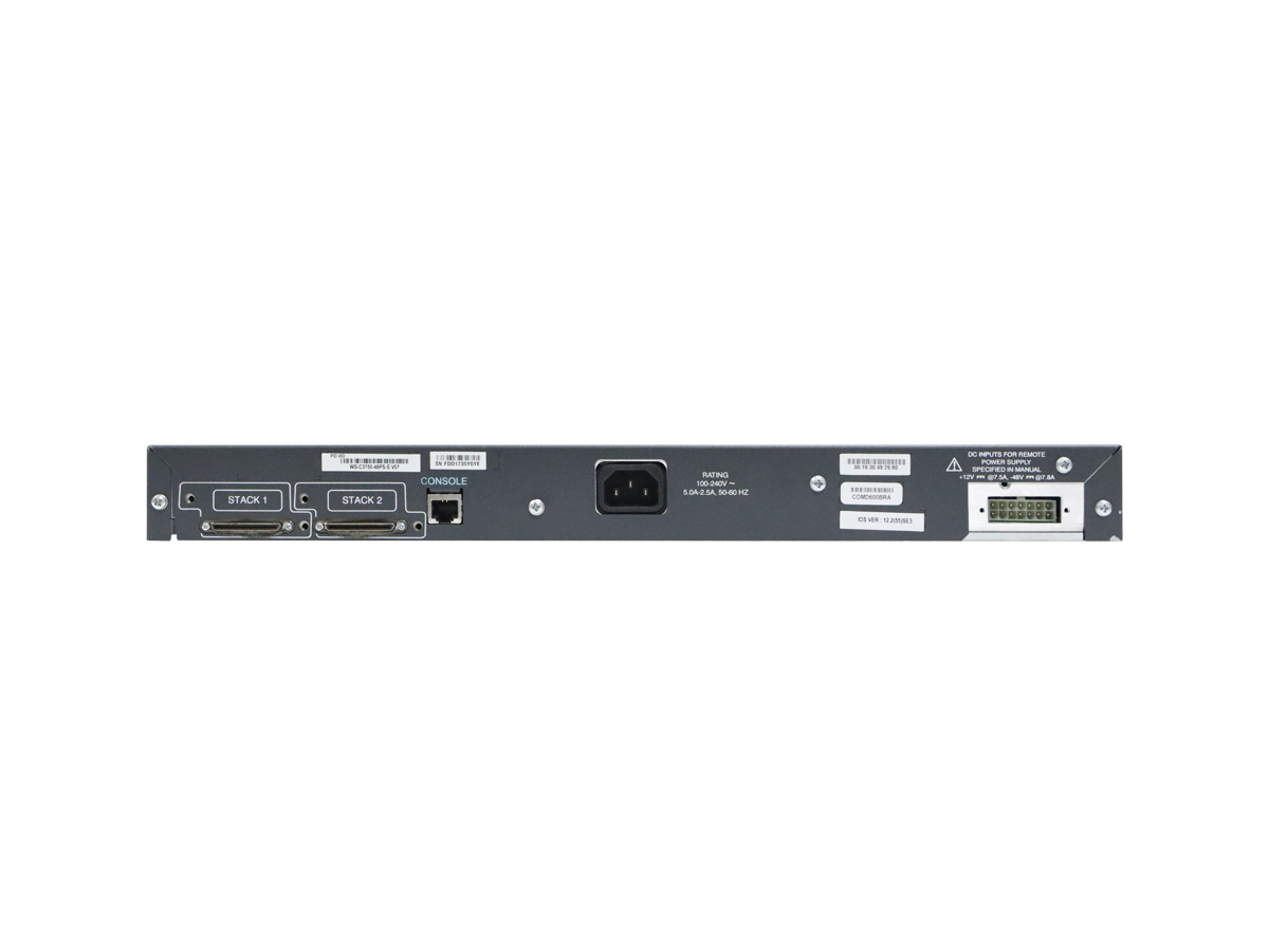 Cisco Catalyst 3750 Series Switch WS-C3750-48PS-E