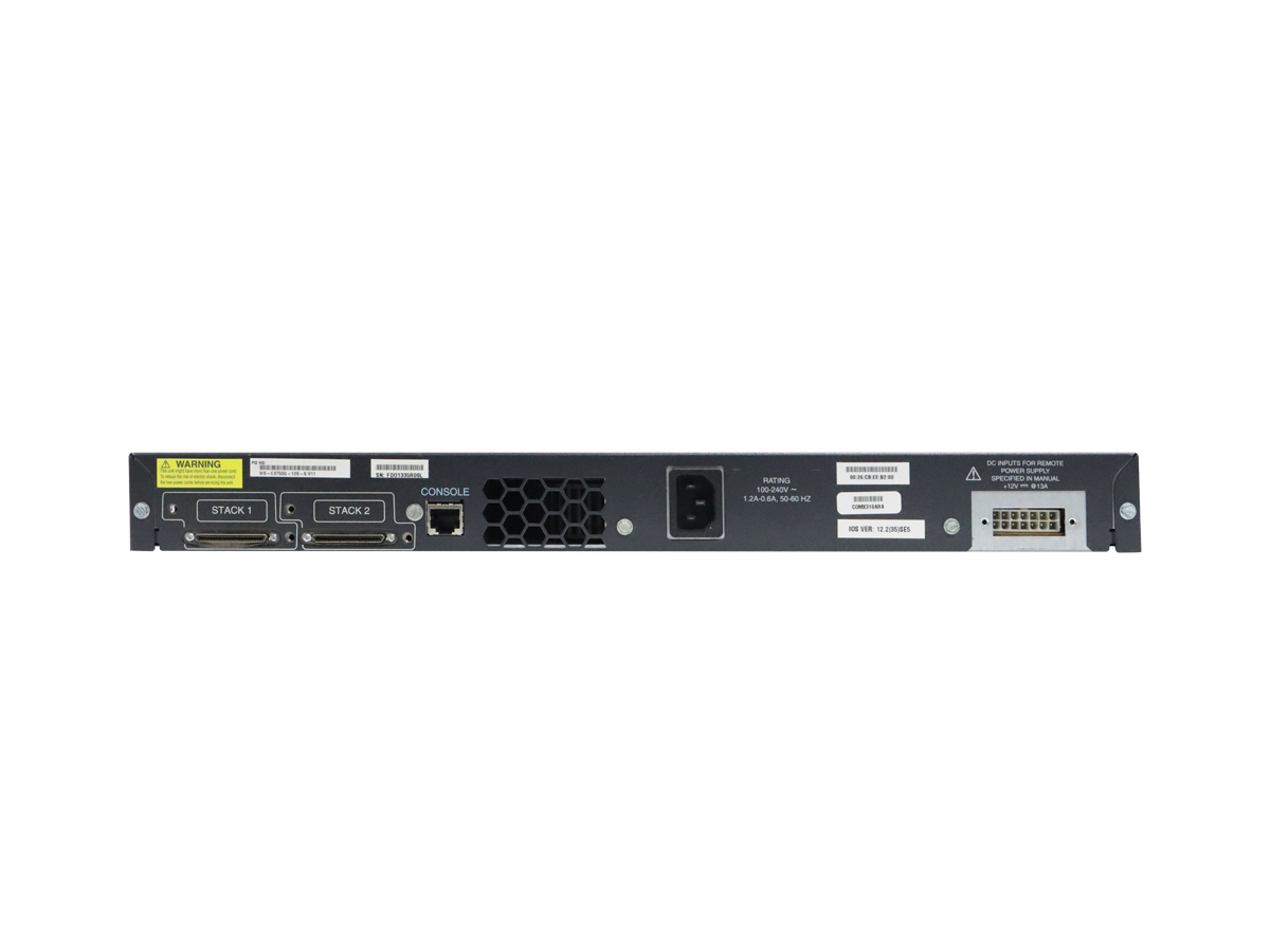 Cisco Catalyst 3750-G Series Switch WS-C3750G-12S-S