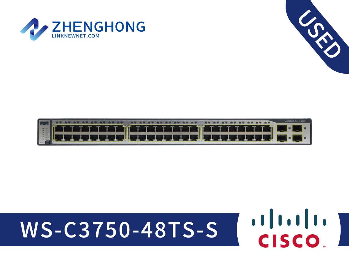 Cisco Catalyst 3750 Series Switch WS-C3750-48TS-S