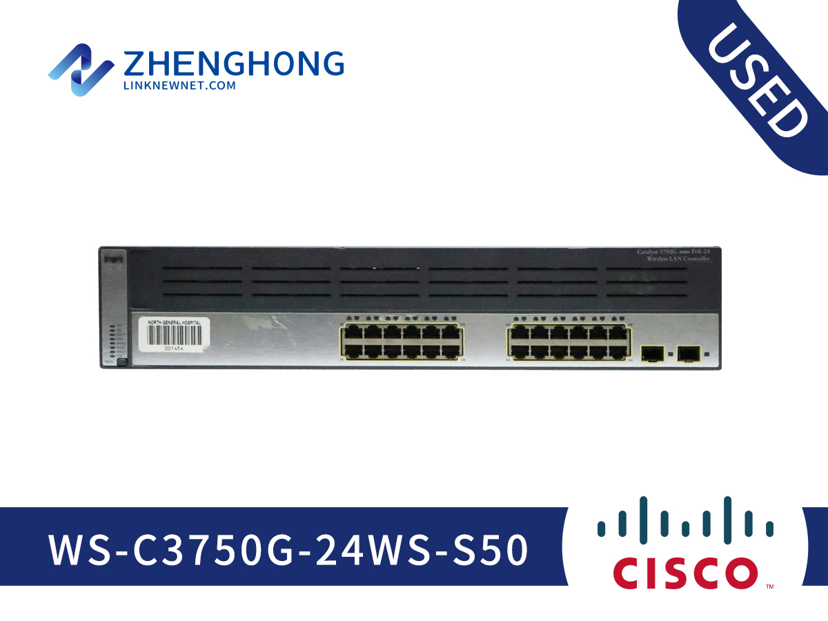 Cisco Catalyst 3750-G Series Switch WS-C3750G-24WS-S50