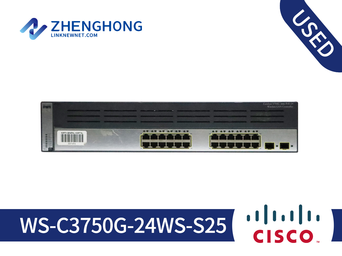 Cisco Catalyst 3750-G Series Switch WS-C3750G-24WS-S25