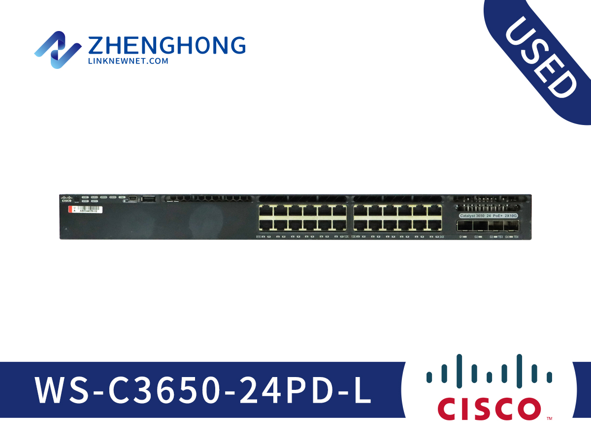 Cisco Catalyst 3650 Series Switch WS-C3650-24PD-L