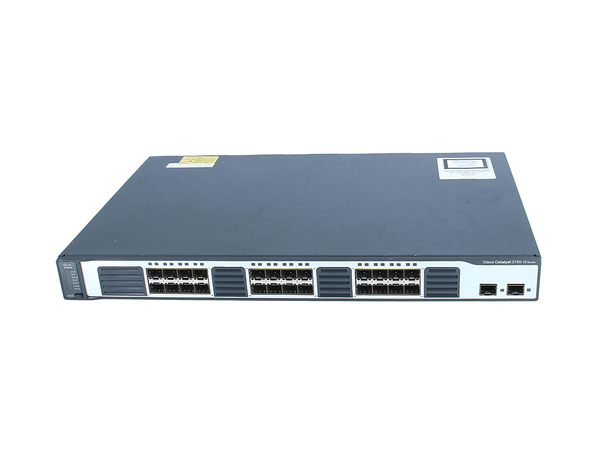 Cisco Catalyst 3750V2 Series Switch WS-C3750V2-24FS-S 