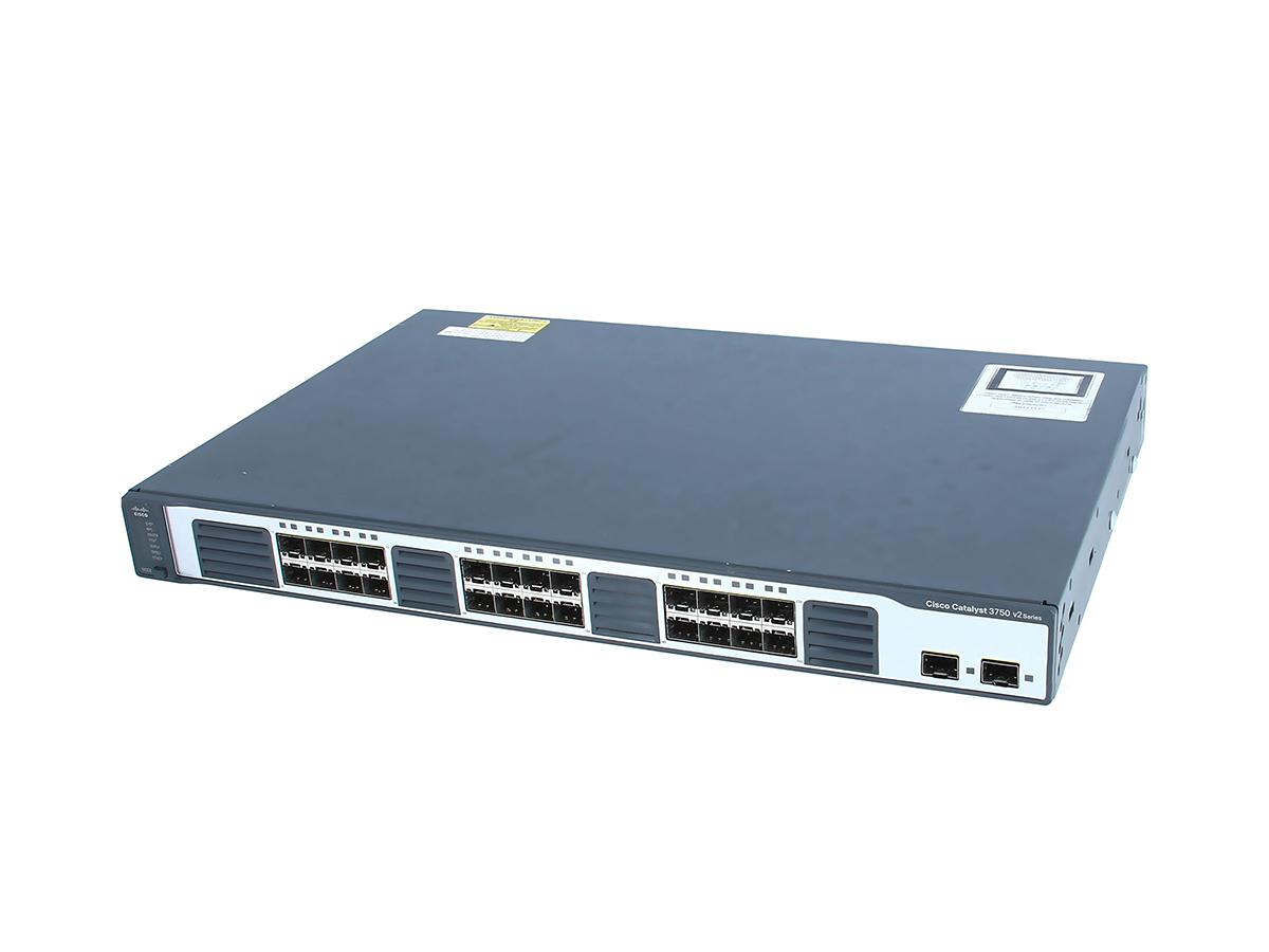 Cisco Catalyst 3750V2 Series Switch WS-C3750V2-24FS-S 