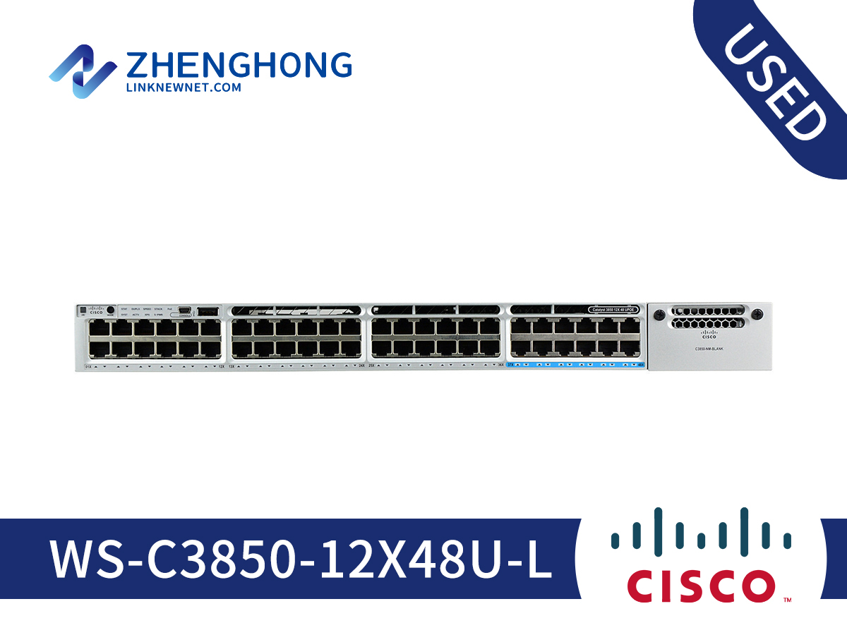 Cisco Catalyst 3850 Series Switch WS-C3850-12X48U-L