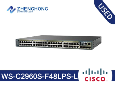 thumbnail image 2 of Used Cisco Catalyst WS-C2960X-48LPD-L 48-Port Gigabit Managed PoE+ Ethernet Switch 2 of 6
