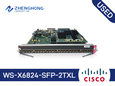 WS-X6824-SFP-2TXL - Cisco Catalyst 6800 Gigabit Ethernet Fiber Modules