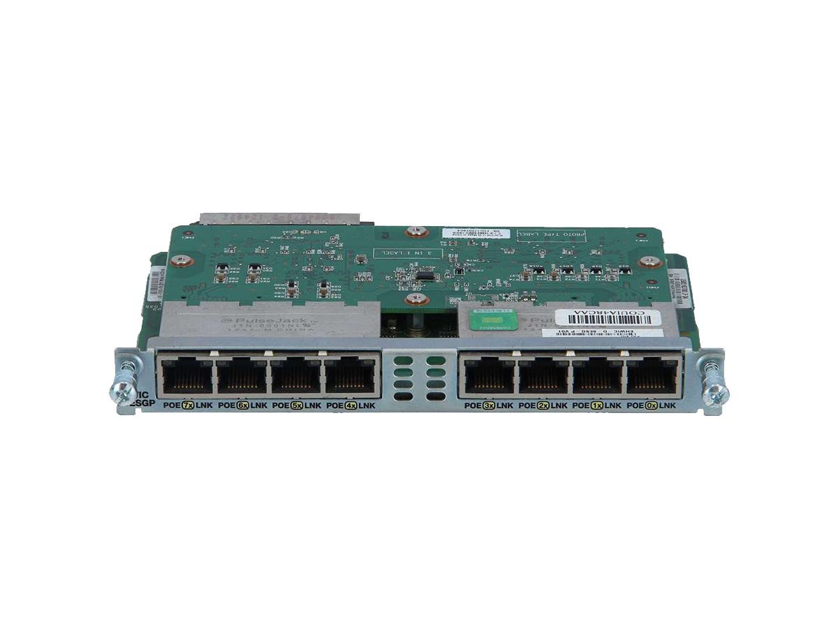 EHWIC-D-8ESG-P - Cisco Enhanced High-Speed WAN Interface Cards