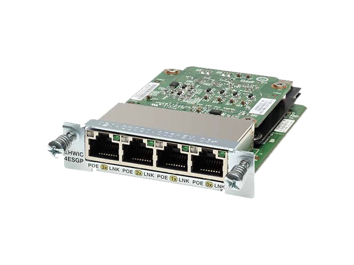 EHWIC-4ESG-P - Cisco Enhanced High-Speed WAN Interface Cards