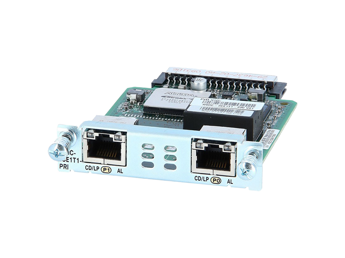HWIC-2CE1T1-PRI - Cisco Channelized T1/E1 and ISDN PRI Modules