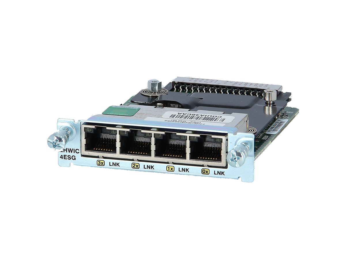 EHWIC-4ESG - Cisco Enhanced High-Speed WAN Interface Cards