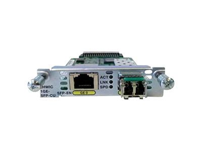 EHWIC-1GE-SFP-CU - Cisco Enhanced High-Speed WAN Interface Cards