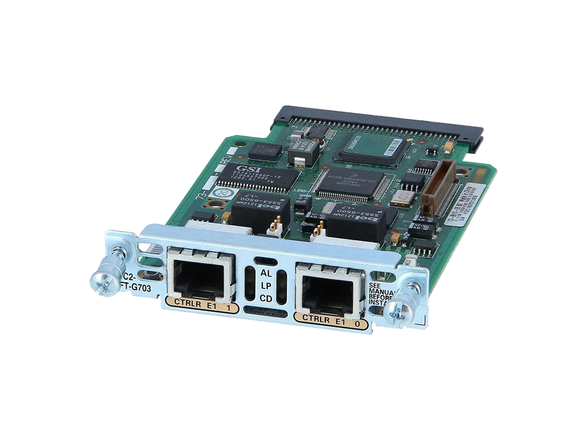 VWIC2-2MFT-G703 - Cisco Voice/Wan Interface Cards