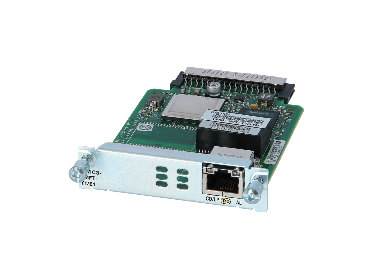 VWIC3-1MFT-T1/E1 - Cisco Voice/Wan Interface Cards