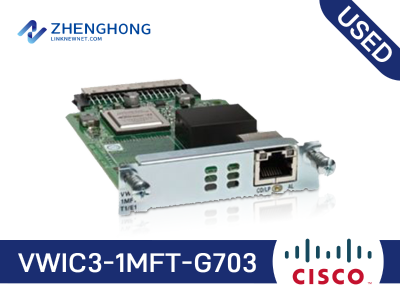 VWIC3-1MFT-G703 - Cisco Voice/Wan Interface Cards