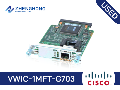 VWIC-1MFT-G703 - Cisco Dual Port T1/E1 Multiflex VWIC