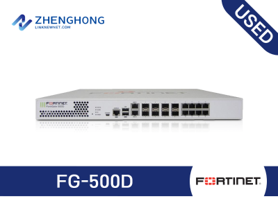 Fortigate 500D FG-500D 8x 1GbE RJ45 + 8x 1GbE SFP Firewall Appliance
