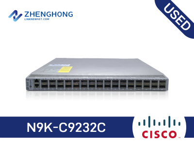 N9K-C9232C 32x 100G QSFP28 Switch 2x AC PSU R-F Airflow
