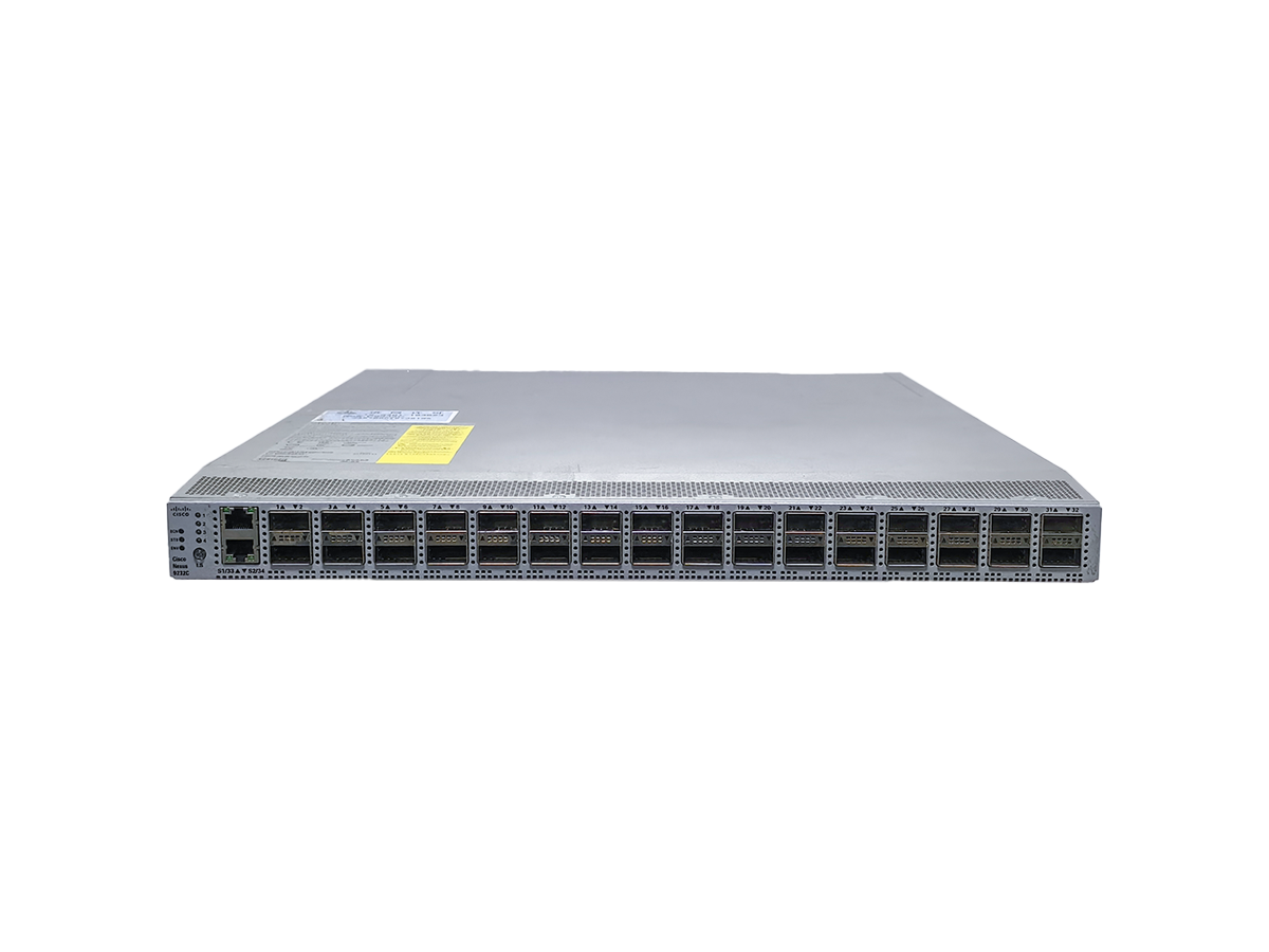 N9K-C9232C 32x 100G QSFP28 Switch 2x AC PSU R-F Airflow