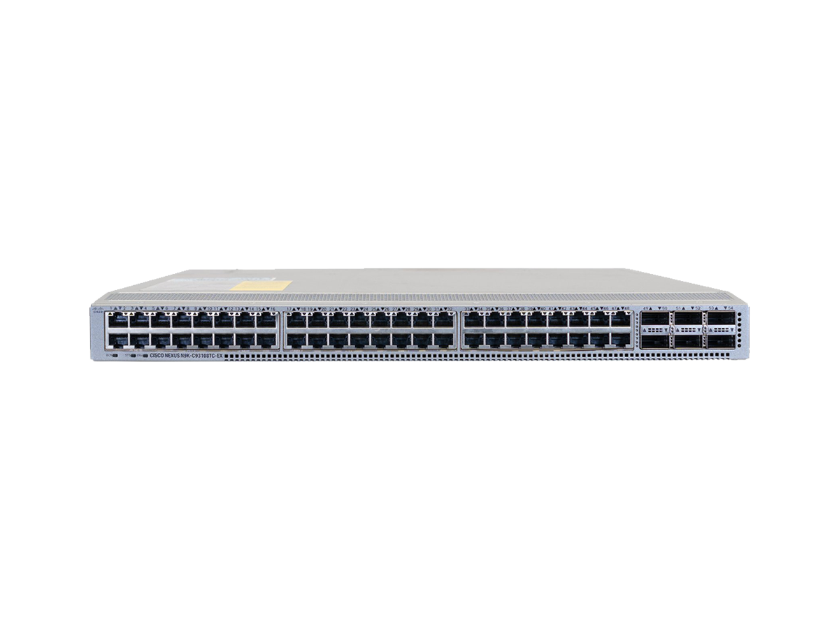 Cisco Nexus 9000 Series: N9K-C93108TC-EX – High-Density Multi-Purpose Data Center Switch
