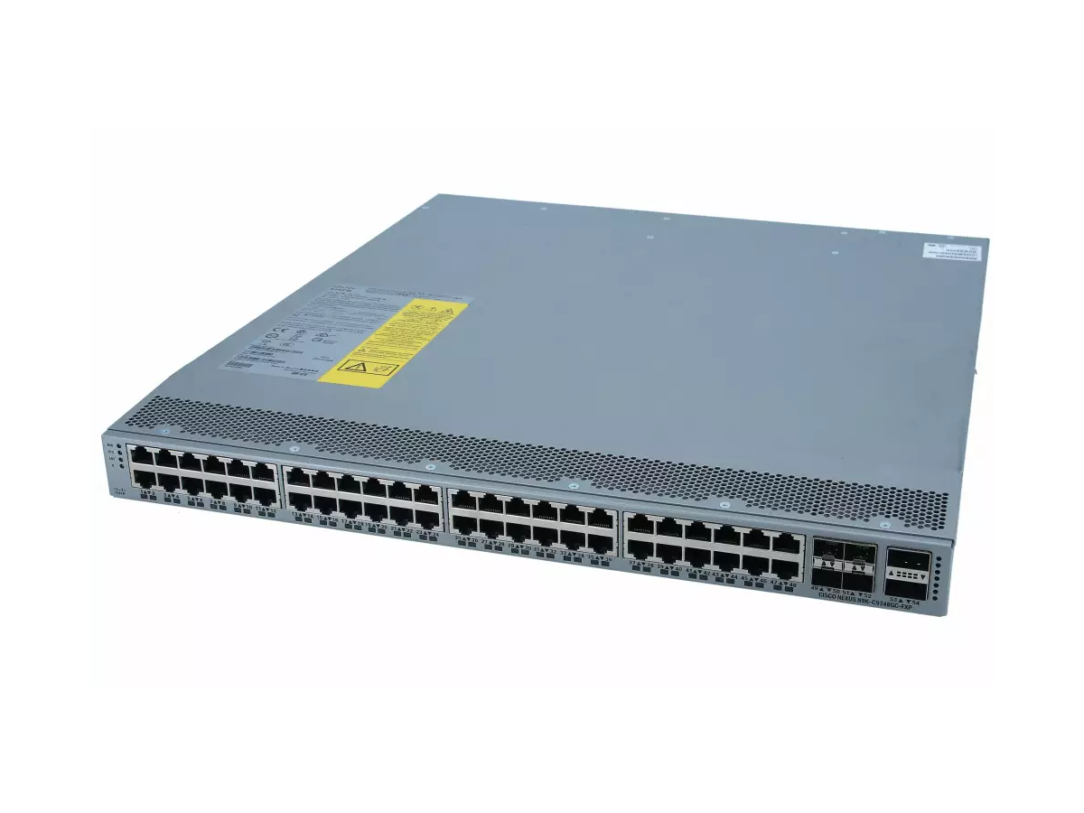 Cisco Nexus 9000 Series: N9K-C9348GC-FXP – High-Density Multi-Purpose Data Center Switch