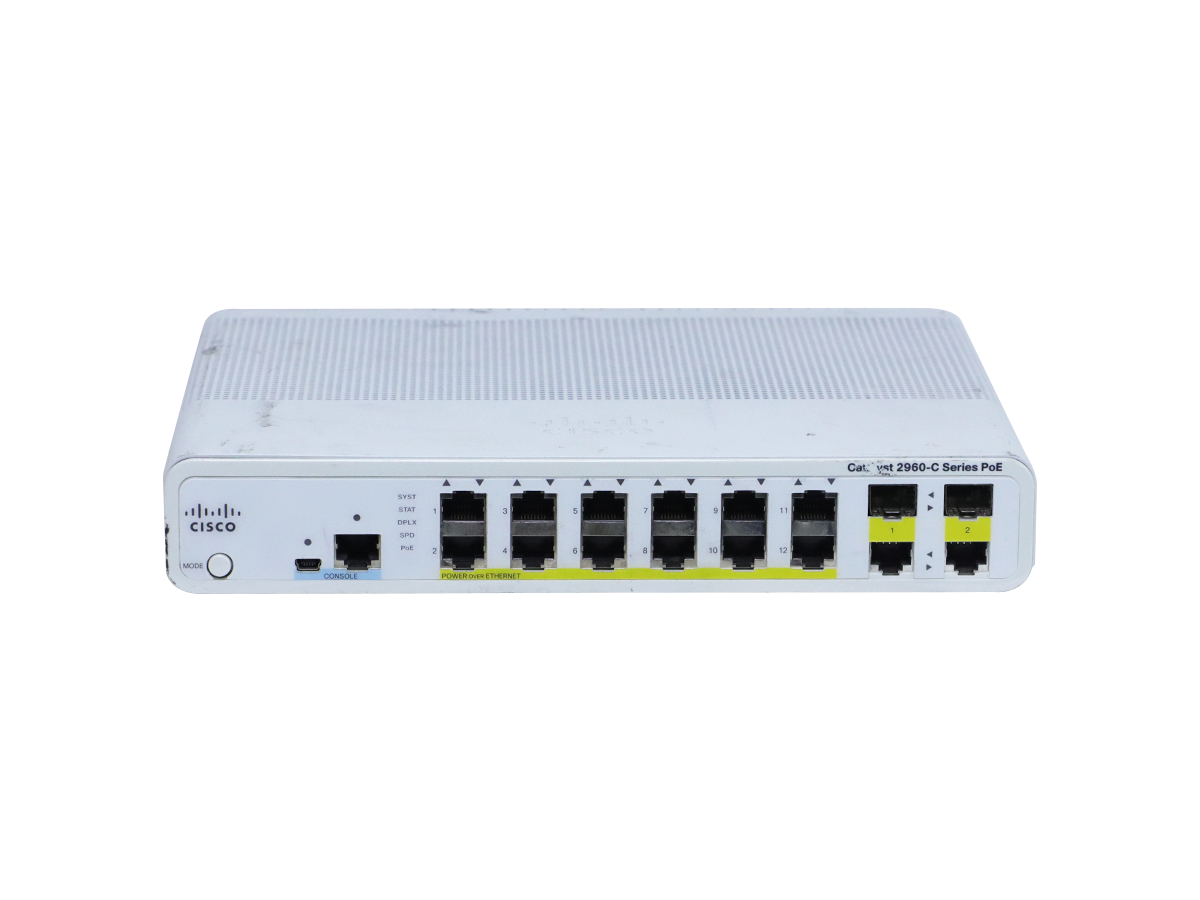 Cisco Catalyst 2960-C Series: WS-C2960C-12PC-L – Compact PoE+ Access Switch