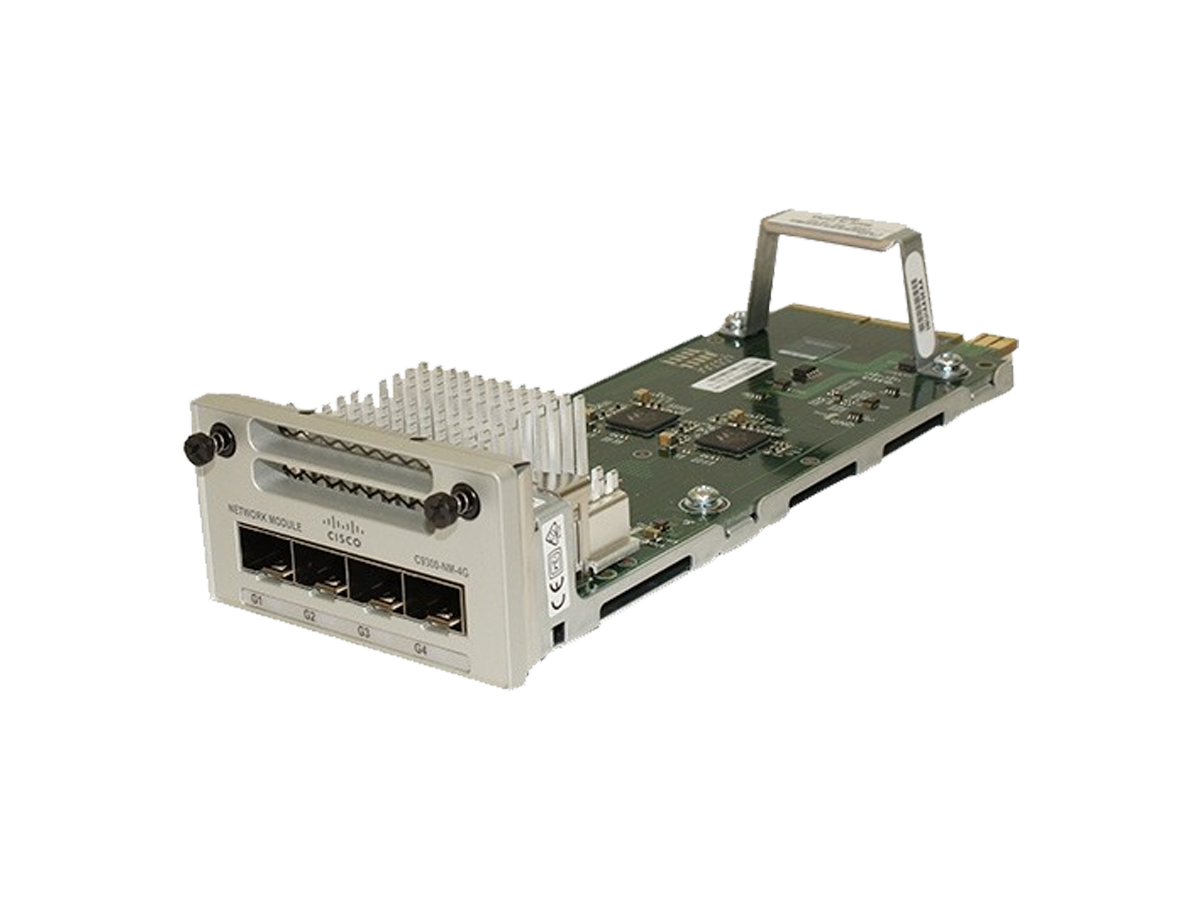 Cisco Catalyst 9000 Series: C9300-NM-4G – 4-Port Gigabit Ethernet Network Module