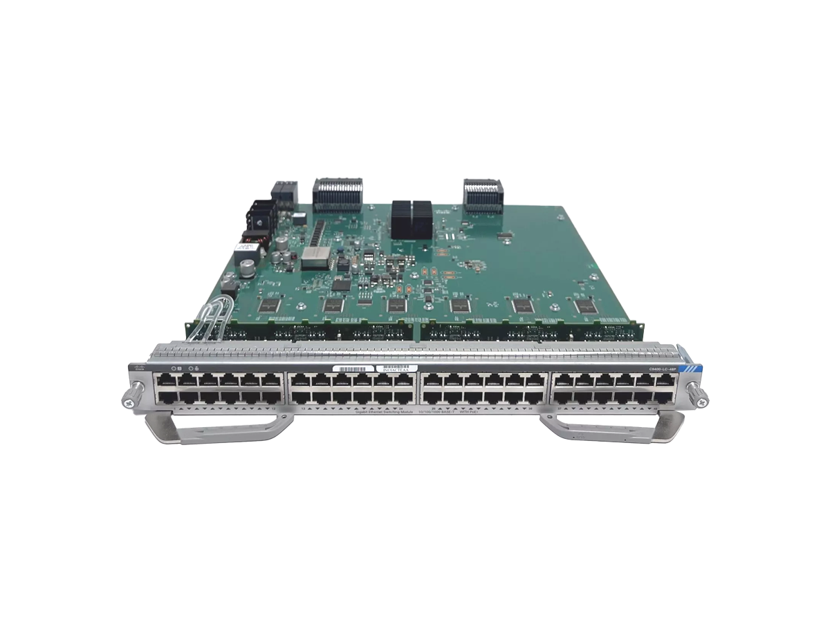 Cisco Catalyst 9400-LC-48P: High-Density PoE+ Ethernet Module