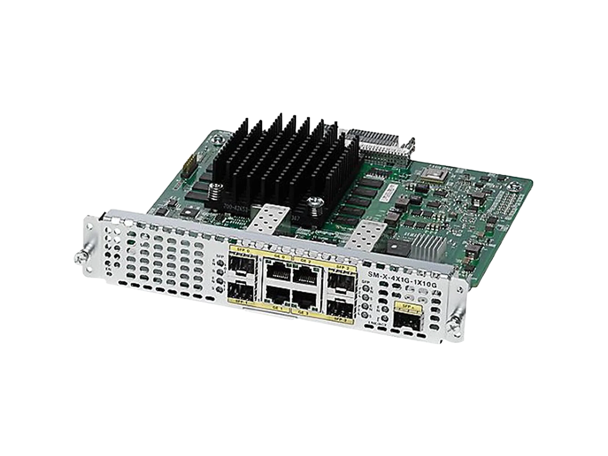 Cisco SM-X-4X1G-1X10G: High-Performance Multigigabit Service Module