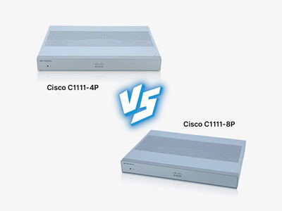 Cisco C1111-4P vs C1111-8P: A Detailed Comparison for Network Professionals