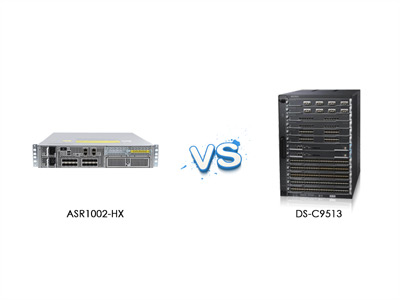 Cisco ASR1002-HX vs DS-C9513 Compact Enterprise vs Hyperscale Router Comparison