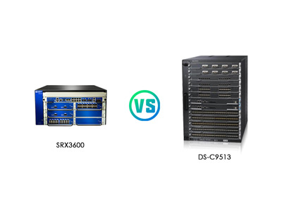 Juniper SRX3600 vs Cisco DS-C9513 Security Gateway vs Hyperscale Router Performance Comparison