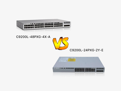 Cisco Catalyst 9200 Series Switch Showdown: C9200L-48PXG-4X-A vs C9200L-24PXG-2Y-E