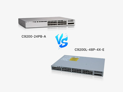 Cisco Catalyst 9200 Series Switch Showdown: C9200L-48P-4X-E vs C9200-24PB-A