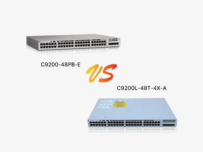 Cisco Catalyst 9200 Series Switch Showdown: C9200L-48T-4X-A vs C9200-48PB-E