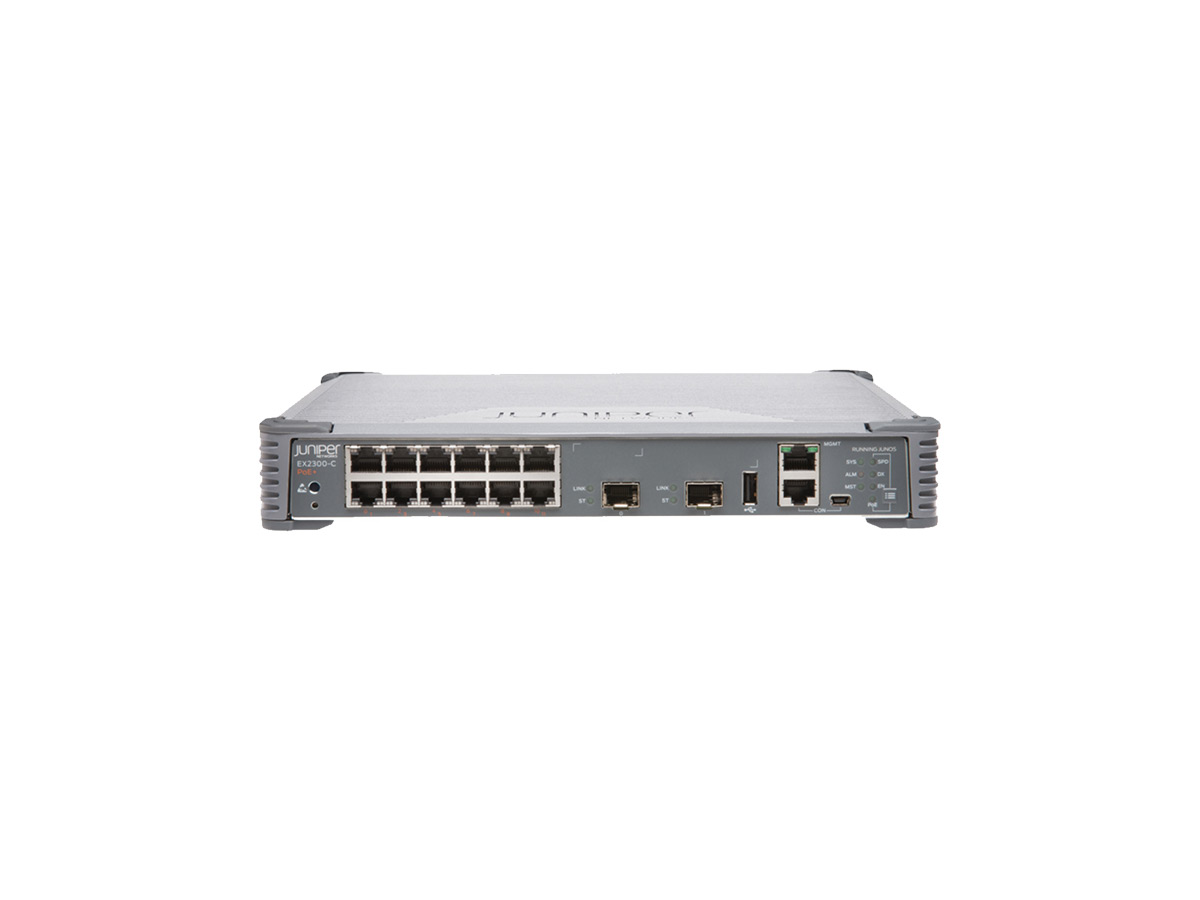 EX2300-C-12T - Juniper EX2300 Compact Fanless 12-port Switch