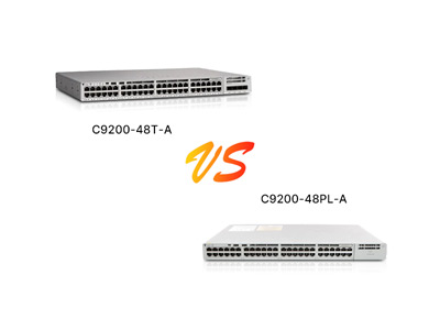 Cisco Catalyst 9200 Series Showdown: C9200-48T-A vs C9200-48PL-A