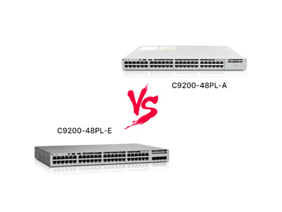 Cisco Catalyst 9200 Series Showdown: C9200-48PL-A vs C9200-48PL-E