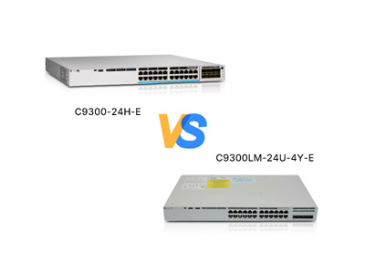 Cisco C9300LM-24U-4Y-E vs C9300-24H-E: A Detailed Comparison of Modular vs Fixed-Configuration Access Switches