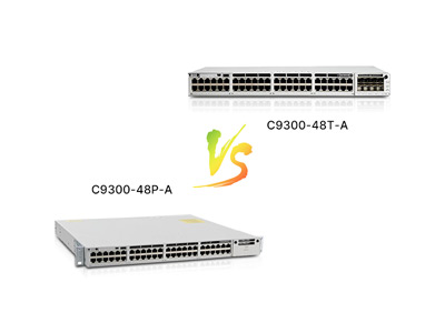 Cisco C9300-48P-A vs C9300-48T-A: A Detailed Comparison of 48-Port PoE++ Access Switches