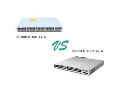 ​Cisco C9300LM-48UX-4Y-A vs C9300LM-48U-4Y-A: The Extension Power Showdown