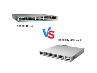 ​Cisco C9300LM-48U-4Y-E vs C9300-48H-A: Performance Meets Purpose