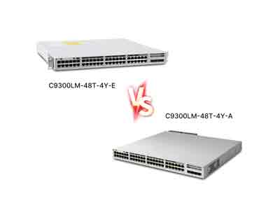 ​Cisco C9300LM-48T-4Y-A vs C9300LM-48T-4Y-E: Americas vs Europe Editions