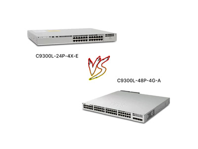 Cisco C9300L-48P-4G-A vs C9300L-24P-4X-E: A Practical Comparison of Enterprise Access Switches